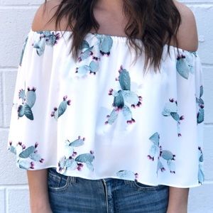 Buddy Love Captiva Rosebud Crop Top NWT 🌵
